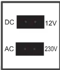 DC 12V AC 230V
