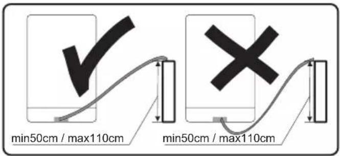 AMICA GSP 543 910 SI - THE DRAIN HOSE - 1