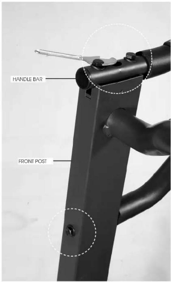 HANDLE BAR FRONT POST