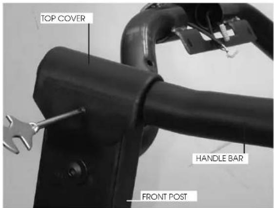 TOP COVER HANDLE BAR FRONT POST