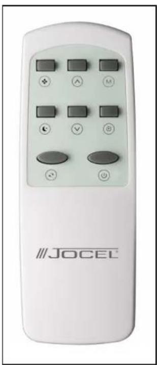 Jocel JACP12-030696 - APARÊNCIA Y FUNCIONES DEL CONTROL REMOTO - 1