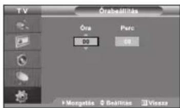 Orabéllítás Óra Perc 00 00 Magnetás Beállítás Vissza