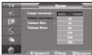 SAMSUNG LE26R71B - Настройка на таймера за заспиване - 1