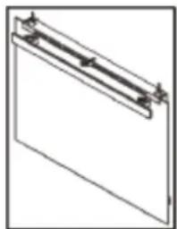 FRANKE SG 62 M GF/F - Ausbau der inneren Glasscheibe der Backofentür (nur Modelle CR, CS, SM, SG) (Abb. 2) - 1