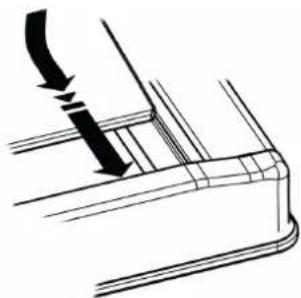 Pure technical line drawing of a mechanical component with no text or symbols