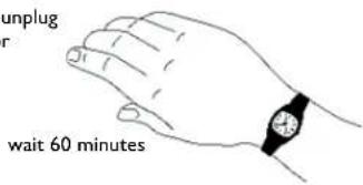 unplug wait 60 minutes
