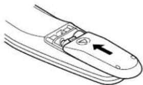 INFOCUS LP810 - Remote Control Batteries Installation - 6