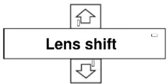 INFOCUS LP810 - LENS SHIFT ADJUSTMENT - 1