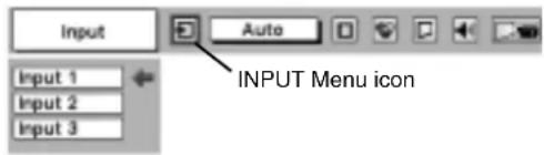 Input Input 1 Input 2 Input 3 Auto INPUT Menu icon