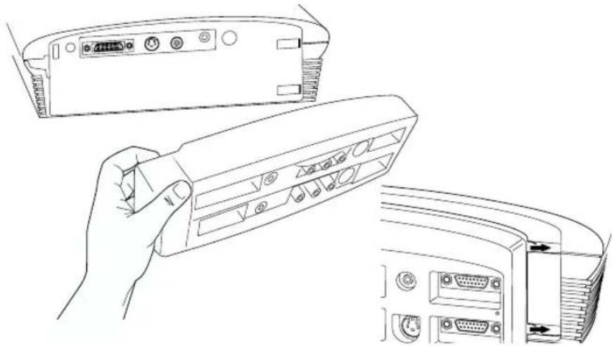 INFOCUS LS110 - Connecting the Enhanced Connectivity Module - 5