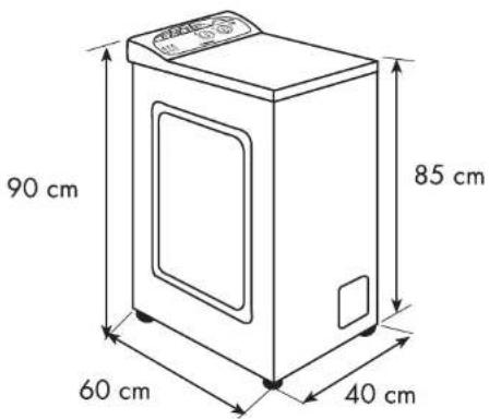 90 cm 60 cm 40 cm 85 cm