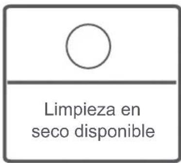 Limpieza en seco disponible