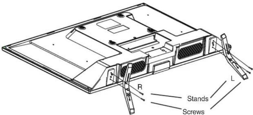 R Stands Screws L