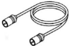 HITACHI VT-M282A - Simple Antenna/Cable 75 Ohm Hookup - 1
