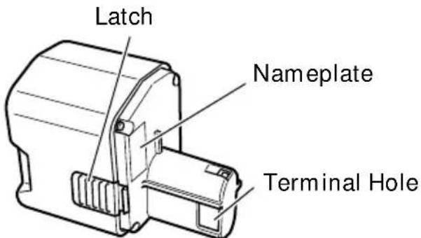 Latch Nameplate Terminal Hole