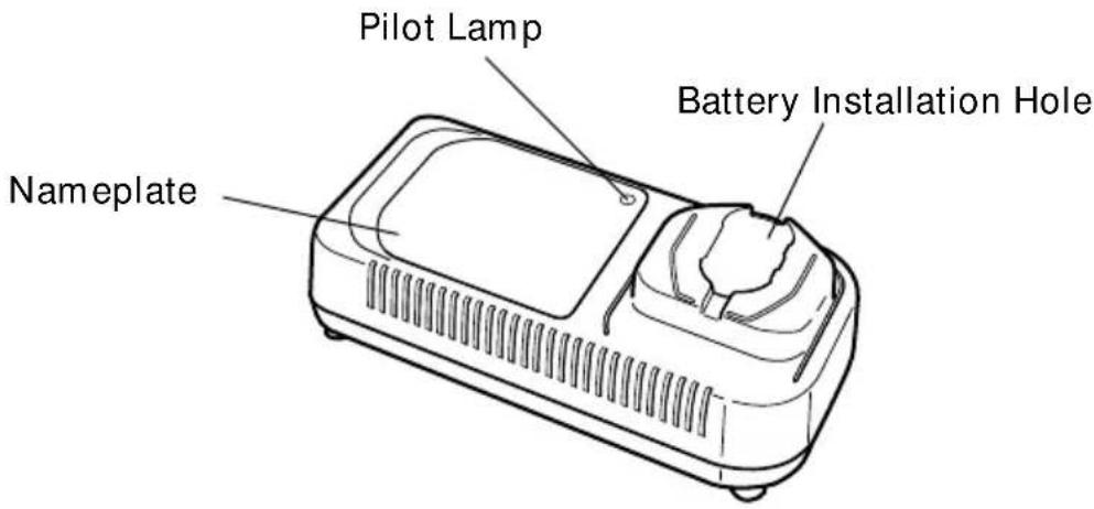 Pilot Lamp Battery Installation Hole Nameplate