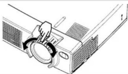 HITACHI CP-X385W - Use the focus ring to focus the picture - 1