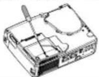 HITACHI CP-X385W - Replacing the lamp - 1