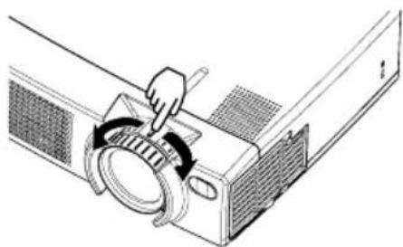 HITACHI CP-X385W - Use the zoom ring to adjust the screen size - 1