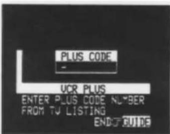 PLUS CODE - UCR PLUS ENTER PLUS CODE NUMBER FROM TV LISTING END TO RULE