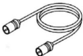 HITACHI VT-M272A - Simple Antenna/Cable 75 Ohm Hookup - 1