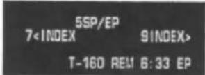 HITACHI VT-FX610A - Displaying the Tape Remaining Time - 2
