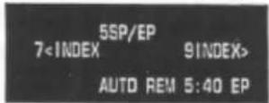 HITACHI VT-FX610A - Displaying the Tape Remaining Time - 1