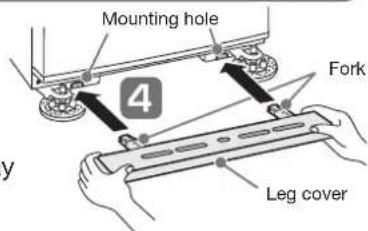 Mounting hole 4 Fork Leg cover