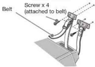 Belt Screw x 4 (attached to belt)