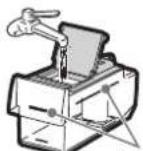 HITACHI R-SF6800B - Open the lid and add water. - 1