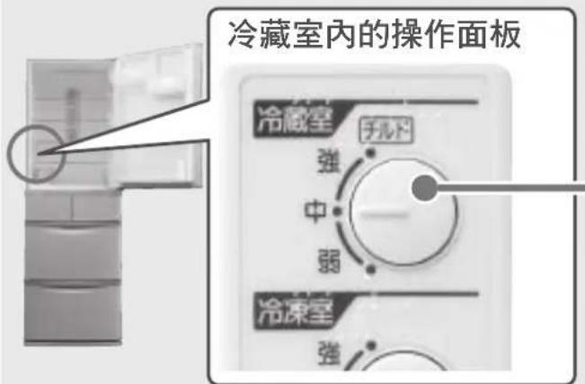 HITACHI R-S47ZMJ - 調節冷藏室的溫度 - 1