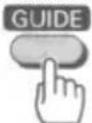 HITACHI VT-FX633A - Press the GUIDE button. - 1