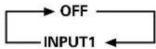 HITACHI CMP5000WXU-511 - Press SET to select INPUT 1. - 1