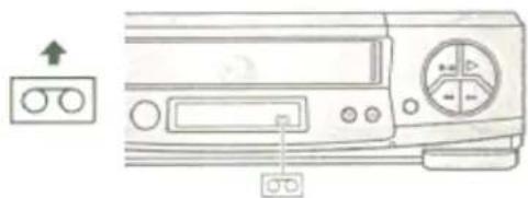 HITACHI VT-FX631A - Insert a blank or erasable tape. - 2