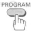 HITACHI VT-FX631A - Press the PROGRAM button to set the program in memory. - 1