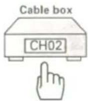 HITACHI VT-FX631A - PROGRAMMING THE VCR REMOTE TO CONTROL YOUR CABLE BOX - 2