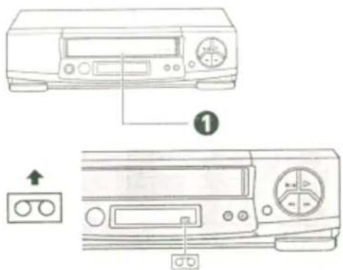 Diagram showing front and back views of a desktop computer with labeled ports and indicators