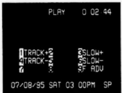 PLAY 0 02 44 TRACK+2 SLOW+ TRACK-2 SLOW- 3 SF ADV 07/08/95 SAT 03 00PM SP