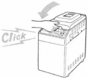 HITACHI HBB101 - Remove the bread pan from the bread maker and install the mixing blade: - 6