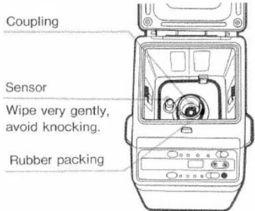 Coupling Sensor Wipe very gently, avoid knocking. Rubber packing