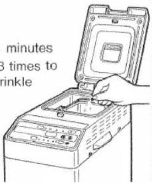 minutes 3 times to wrinkle