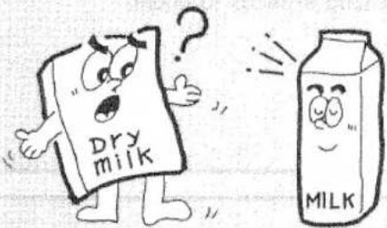 Dry milk MILK