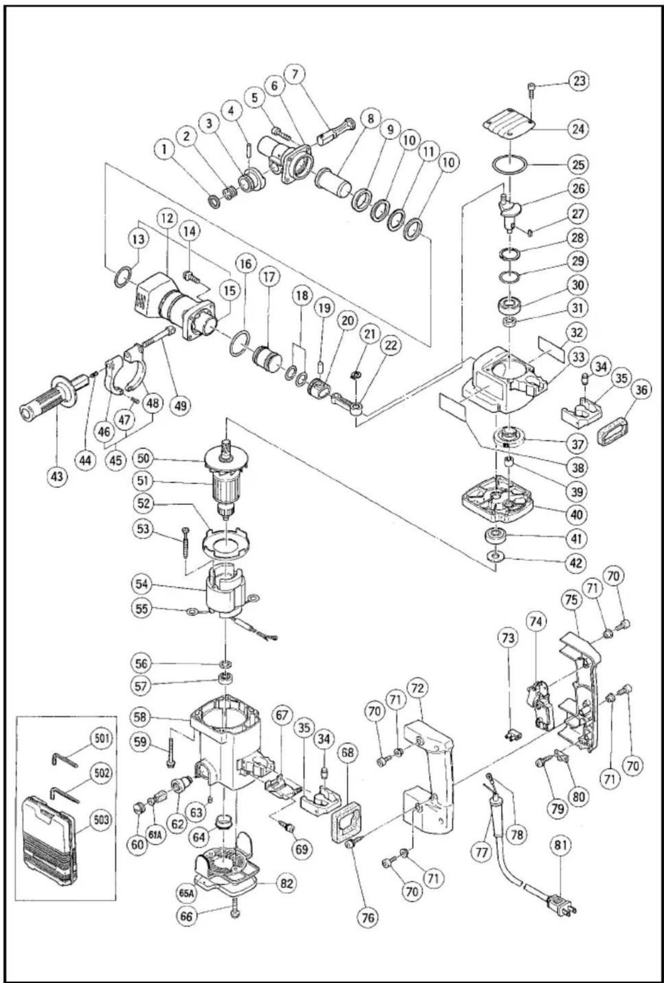 HITACHI H 45SB2 - NOTA: - 1
