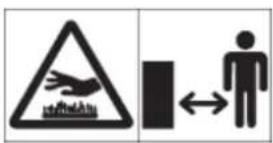 HITACHI E100 - WARNING: ELECTRIC SHOCK HAZARDS - 1