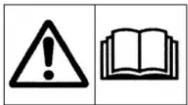 Warning symbol and open book icon side by side, indicating incorrect or invalid conditions