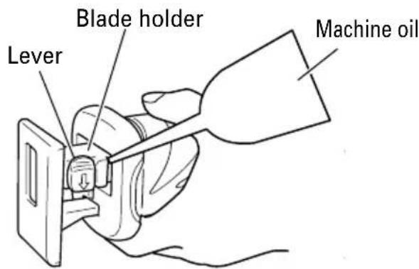 Blade holder Lever Machine oil