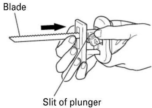 Blade Slit of plunger