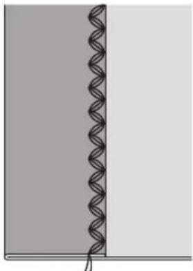 NECCHI K408A - Straight stretch stitch - 2
