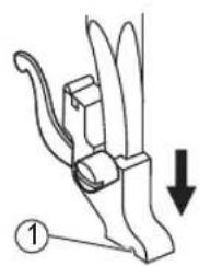 NECCHI K408A - Changing the presser foot - 2