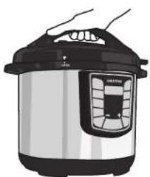 Gourmia GPC800 - LID OPERATION - 2